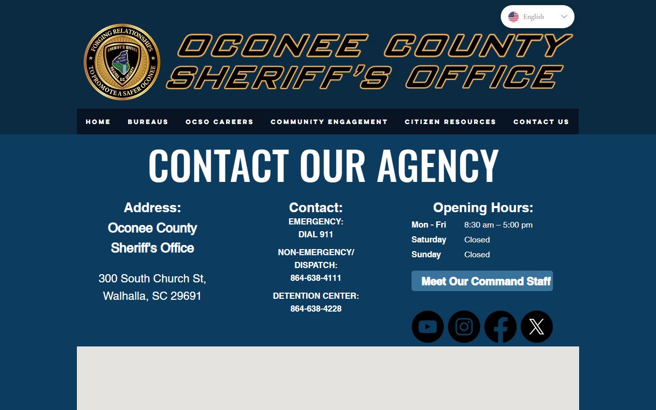 Oconee County arrest records Sheriff's contact and public information lines
