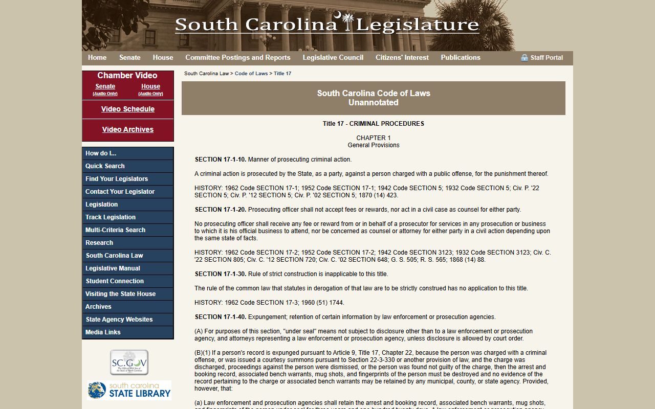 Oconee County criminal court records dismissed charge retention statute