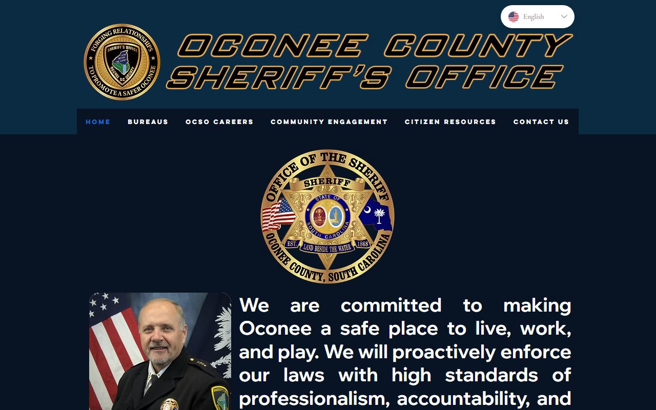Oconee County inmate search Sheriff's Office homepage